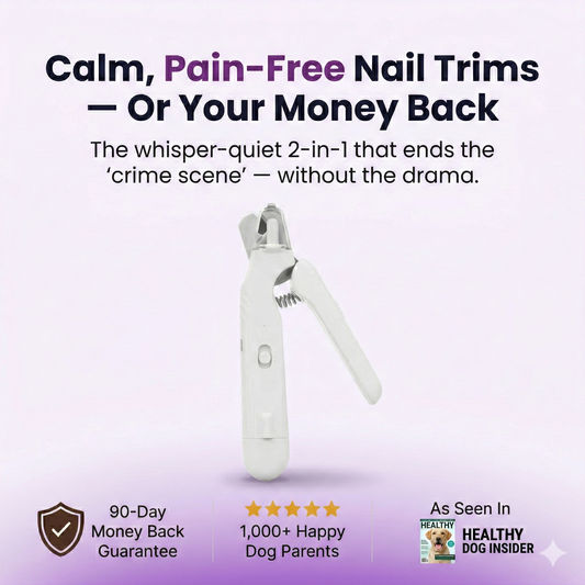 SafeTrim™ Pro - 2 in 1 Dog Nail Trimmer